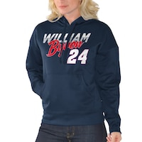 Women's G-III 4Her by Carl Banks Navy William Byron Game Day Pullover Hoodie