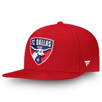 Men's Fanatics Branded Red FC Dallas Primary Emblem Snapback Adjustable Hat