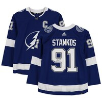 Steven Stamkos Tampa Bay Lightning Autographed Blue Adidas Authentic Jersey