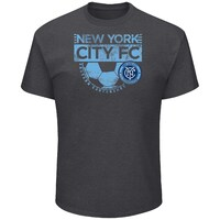 Men's Majestic Charcoal New York City FC Big & Tall Every Minute T-Shirt