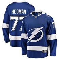 Men's Fanatics Branded Victor Hedman Blue Tampa Bay Lightning Home Breakaway Player Jersey