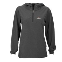Women's Charcoal Davidson Wildcats Pullover Stretch Anorak Jacket
