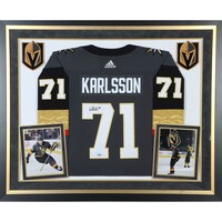 William Karlsson Vegas Golden Knights Deluxe Framed Autographed Black Adidas Authentic Jersey