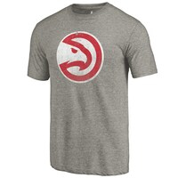 Men's Fanatics Branded Gray Atlanta Hawks Greatest Dad Tri-Blend T-Shirt