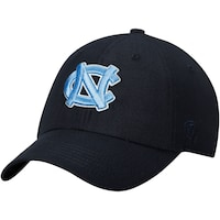 Men's Top of the World Navy North Carolina Tar Heels Primary Logo Staple Adjustable Hat