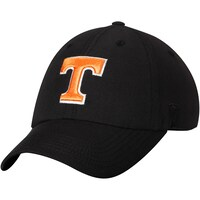 Men's Top of the World Black Tennessee Volunteers Primary Logo Staple Adjustable Hat