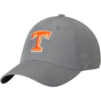 Men's Top of the World Gray Tennessee Volunteers Primary Logo Staple Adjustable Hat