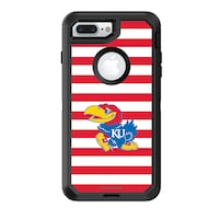 OtterBox Kansas Jayhawks iPhone 8+/7+ Striped Defender Case
