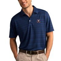 Men's Navy Virginia Cavaliers Vansport Strata Textured Polo