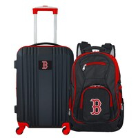MOJO Black Boston Red Sox 2-Piece Luggage & Backpack Set