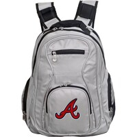 MOJO Gray Atlanta Braves Backpack Laptop