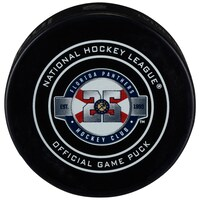 Florida Panthers Unsigned 25th Anniversary Season Official Game Puck
