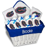 White Chad & Jake Florida Gators Personalized Large Gift Basket