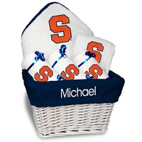 White Chad & Jake Syracuse Orange Team Personalized Medium Gift Basket