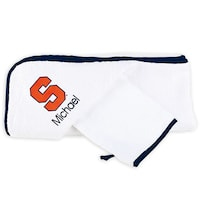 White Chad & Jake Syracuse Orange Personalized NCAA Towel Set
