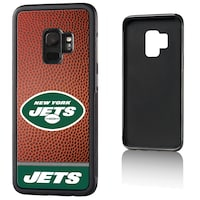 New York Jets Galaxy Bump Case with Football Design