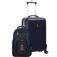 Los Angeles Angels Deluxe 2-Piece Backpack and Carry-On Set - Navy