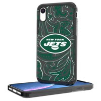 New York Jets iPhone Rugged Paisley Design Case