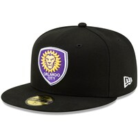 Men's New Era Black Orlando City SC Primary Logo 59FIFTY Fitted Hat