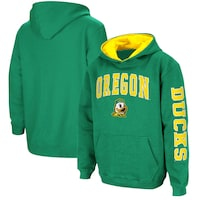 Youth Colosseum Green Oregon Ducks 2-Hit Team Pullover Hoodie