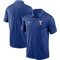 Men's Nike Royal Texas Rangers Team Logo Franchise Performance Polo
