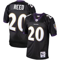 Men's Mitchell & Ness Ed Reed Black Baltimore Ravens 2004 Authentic Throwback Retired Player Jersey