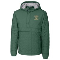 Men's Cutter & Buck Green Alaska Anchorage Seawolves Half-Zip Rainier Pullover Jacket