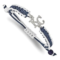 Women's Kansas City Royals Stainless Steel Adjustable Cord Bracelet