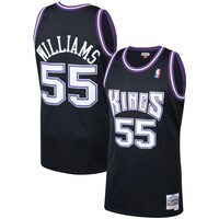 Men's Mitchell & Ness Jason Williams Black Sacramento Kings 2000/01 Hardwood Classics Swingman Jersey