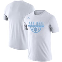 Men's Jordan Brand White North Carolina Tar Heels Basketball Drop Legend Performance T-Shirt