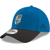 Men's New Era Blue/Black Queretaro FC International Club Team 9FORTY Adjustable Snapback Hat