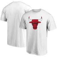 Men's Fanatics Branded White Chicago Bulls Primary Team Logo T-Shirt