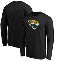 Men's Fanatics Branded Black Jacksonville Jaguars Big & Tall Primary Team Logo Long Sleeve T-Shirt