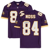 Randy Moss Minnesota Vikings Autographed Mitchell & Ness Purple Authentic Jersey
