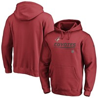 Men's Fanatics Branded Garnet Arizona Coyotes Authentic Pro Core Collection Prime Pullover Hoodie