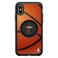 OtterBox Black Cleveland Cavaliers Primary Otter+Pop PopGrip Symmetry iPhone Case