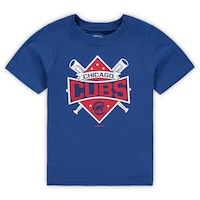 Toddler Royal Chicago Cubs Diamond Bats T-Shirt