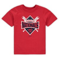 Toddler Red Washington Nationals Diamond Bats T-Shirt