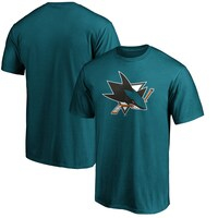Men's Fanatics Branded Teal San Jose Sharks Team Primary Logo T-Shirt