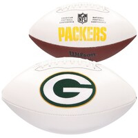 Green Bay Packers Unsigned Wilson White Panel Collectible Football