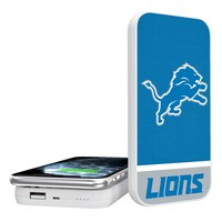 Detroit Lions Endzone Solid Design Wireless 5000mAh Powerbank