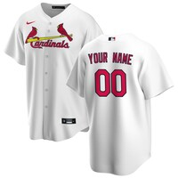 Youth Nike White St. Louis Cardinals Home Replica Custom Jersey