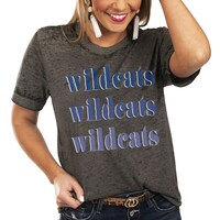 Women's Charcoal Kentucky Wildcats Better Than Basic Gameday Boyfriend T-Shirt