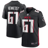 Men's Nike Matt Hennessy Black Atlanta Falcons Player Game Jersey