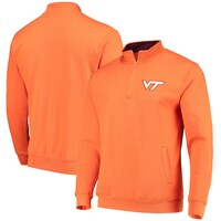 Men's Colosseum Orange Virginia Tech Hokies Tortugas Logo Quarter-Zip Jacket