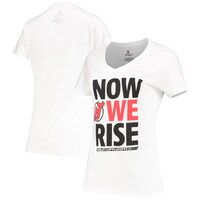 Women's Fanatics Branded White New Jersey Devils We Rise T-Shirt