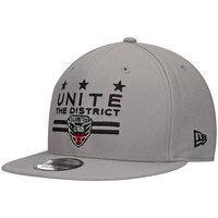 Men's New Era Gray D.C. United Unite 9FIFTY Snapback Hat