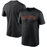 Men's Nike Black San Francisco Giants Wordmark Legend Performance T-Shirt