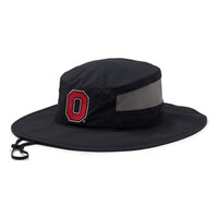 Men's Columbia Black Ohio State Buckeyes Bora Bora Booney II Omni-Shade Bucket Hat