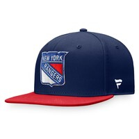 Men's Fanatics Branded Blue/Red New York Rangers Core Primary Logo Snapback Adjustable Hat